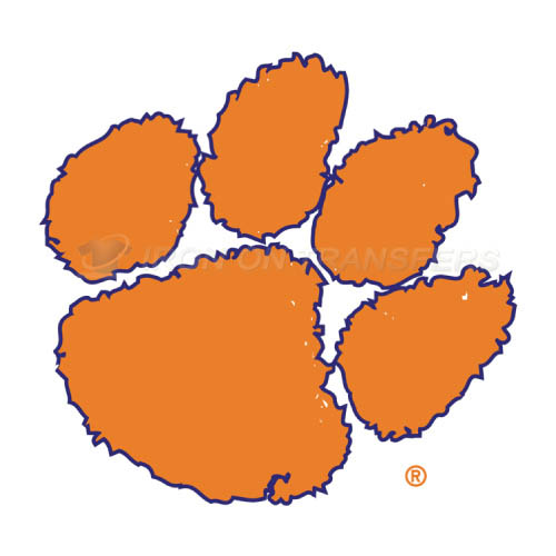 Clemson Tigers logo T-shirts Iron On Transfers N4146 - Click Image to Close